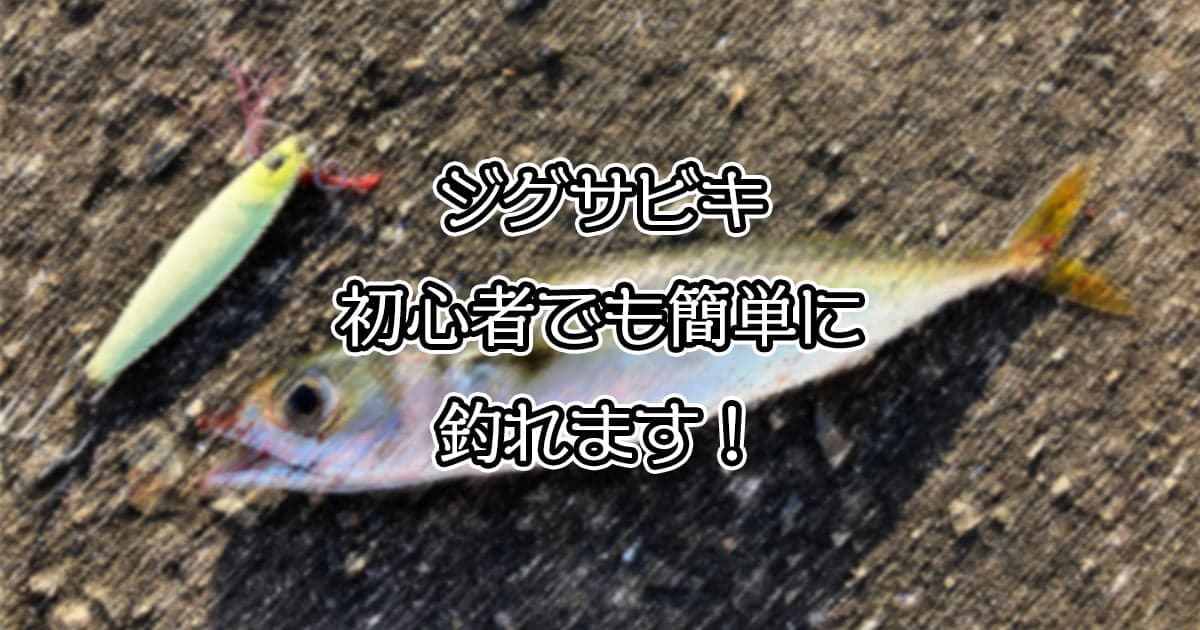 ジグサビキは簡単に魚が釣れる！仕掛けやコツについて解説します