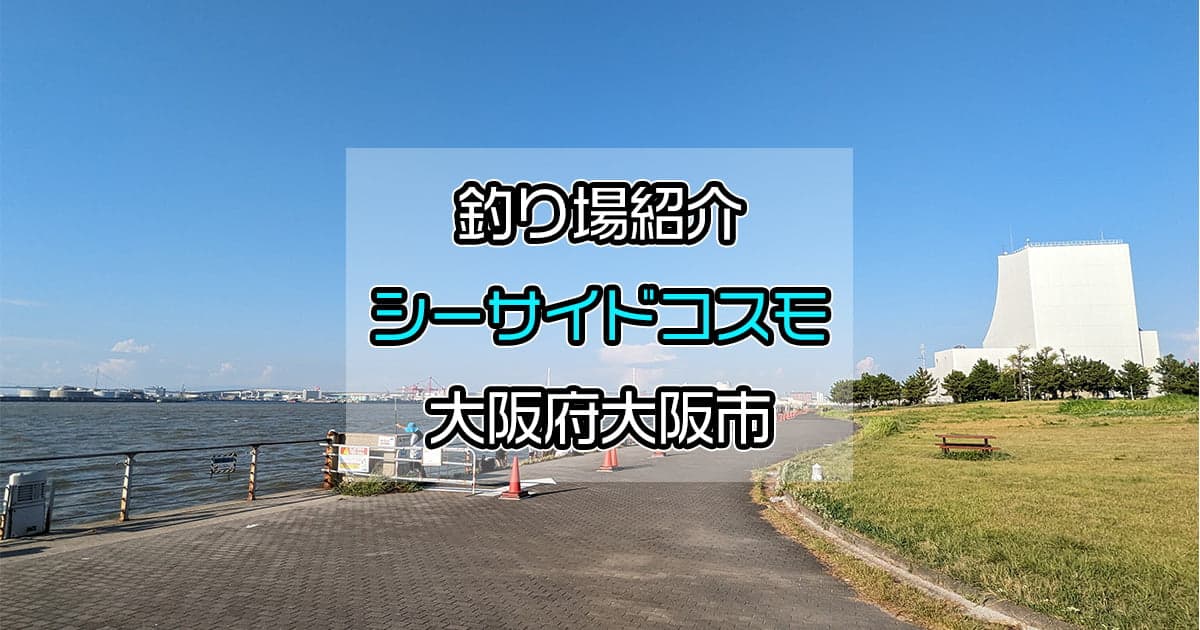 大阪南港のシーサイドコスモ：ファミリーに大人気の無料釣りスポット【釣り場紹介】