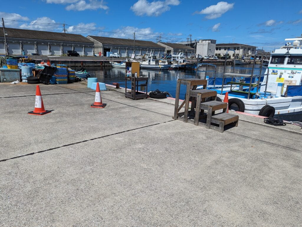 葵渡船の並び列